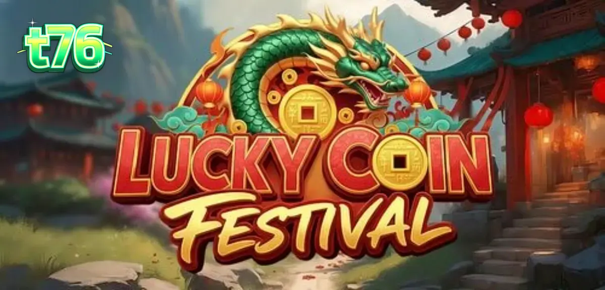 Vibrant Chinese-themed slot interface featuring golden coins and festive lanterns